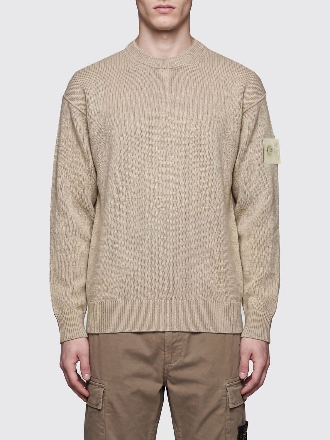 Stone Island Ghost Capsule Cotton and Cashmere Crewneck Jumper