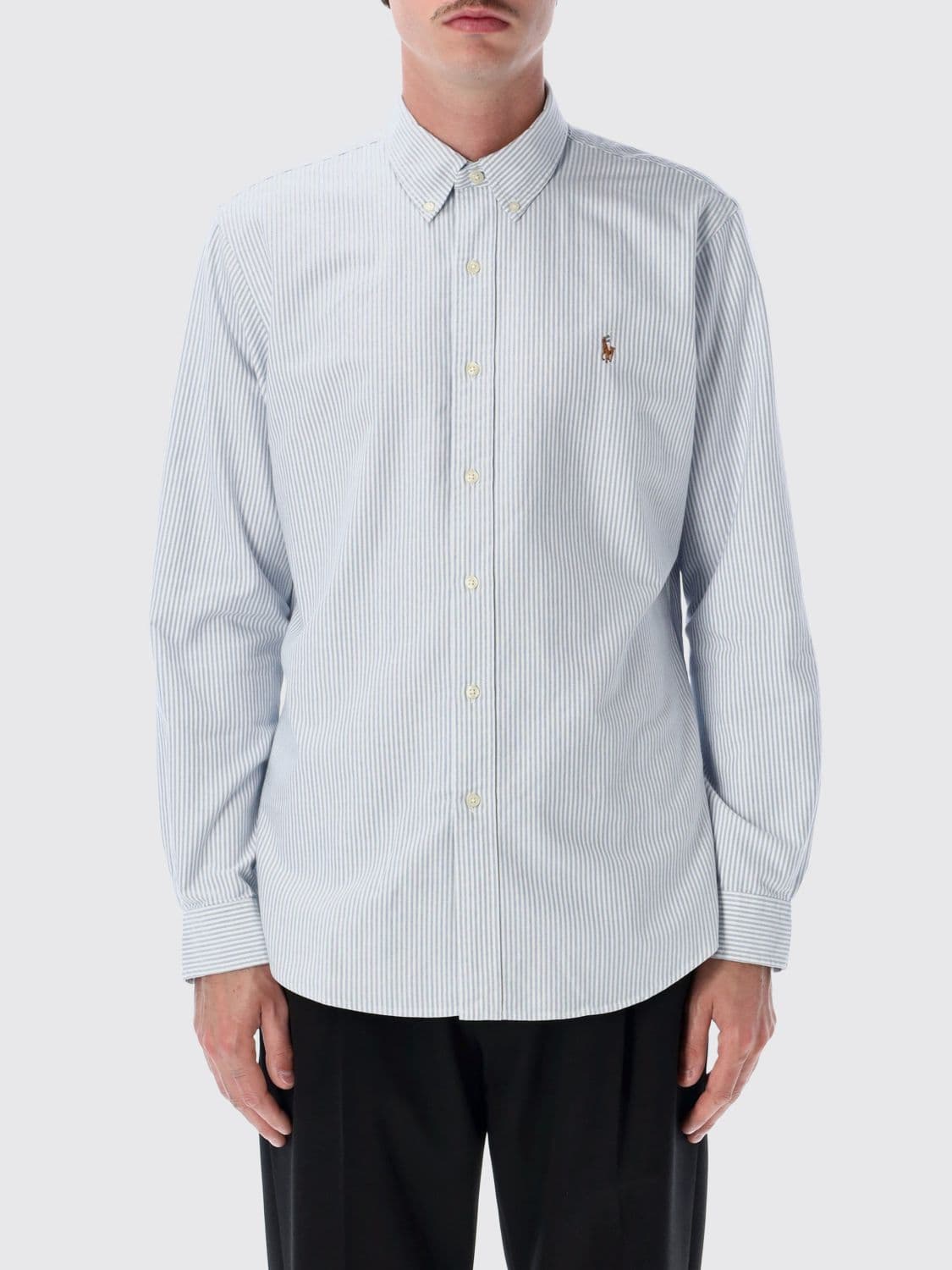 Polo Ralph Lauren Striped Cotton Button-Down Collar Shirt