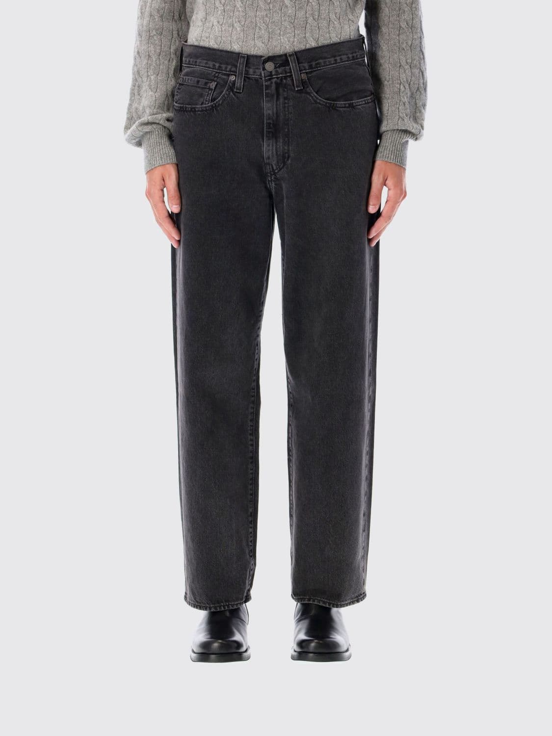 Levi's 578 Mid-Rise Wide-Leg Jeans in Stretch Denim