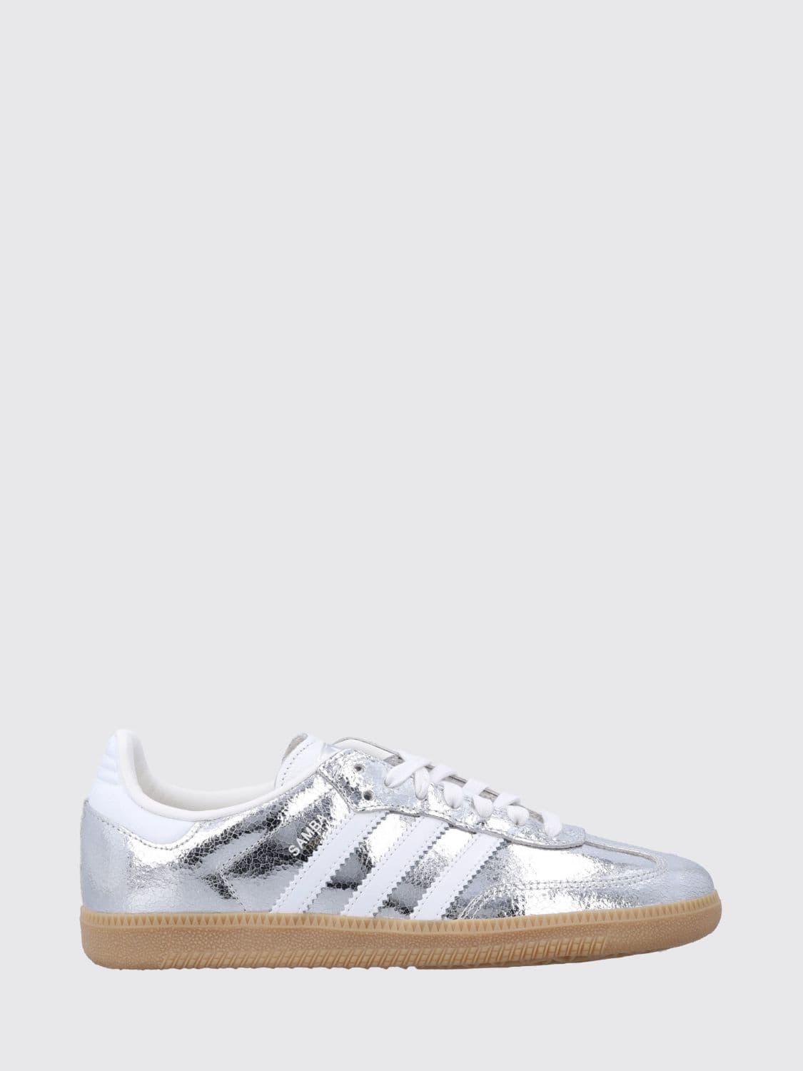 Adidas Originals Samba OG Laminated Leather Sneakers with Iconic 3-Stripes