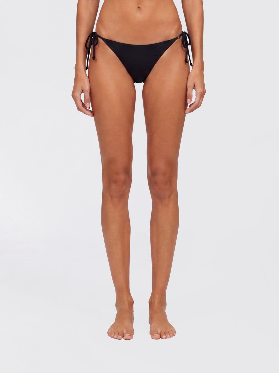 Diesel Slim Fit Polyamide Bikini Bottoms with Adjustable Side Ties
