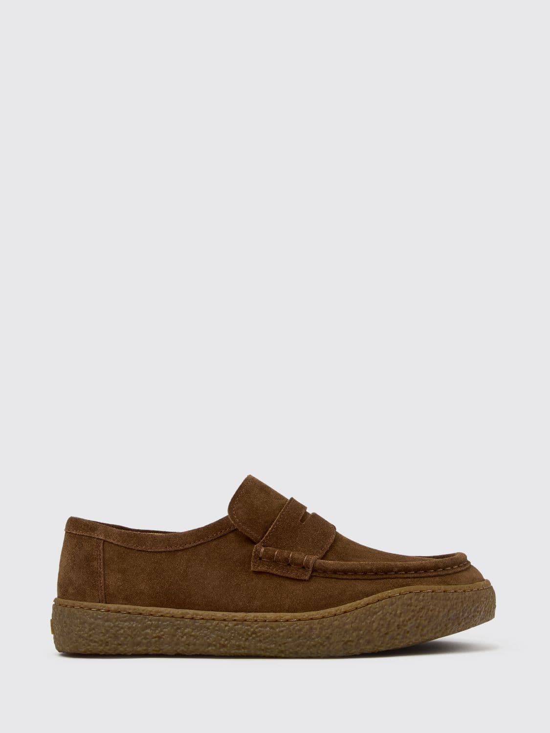 Camper Peu Terreno Suede Loafers with Rubber Sole