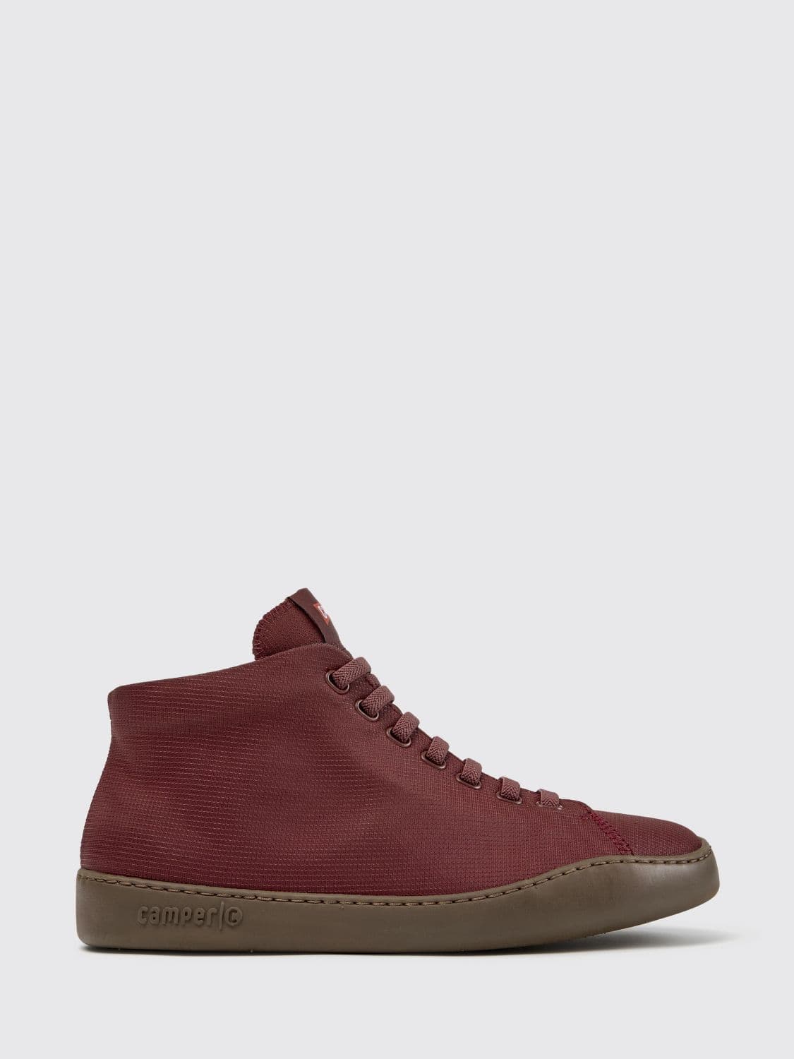 Camper Peu Touring Grained Leather Ankle Boots with Side Zip