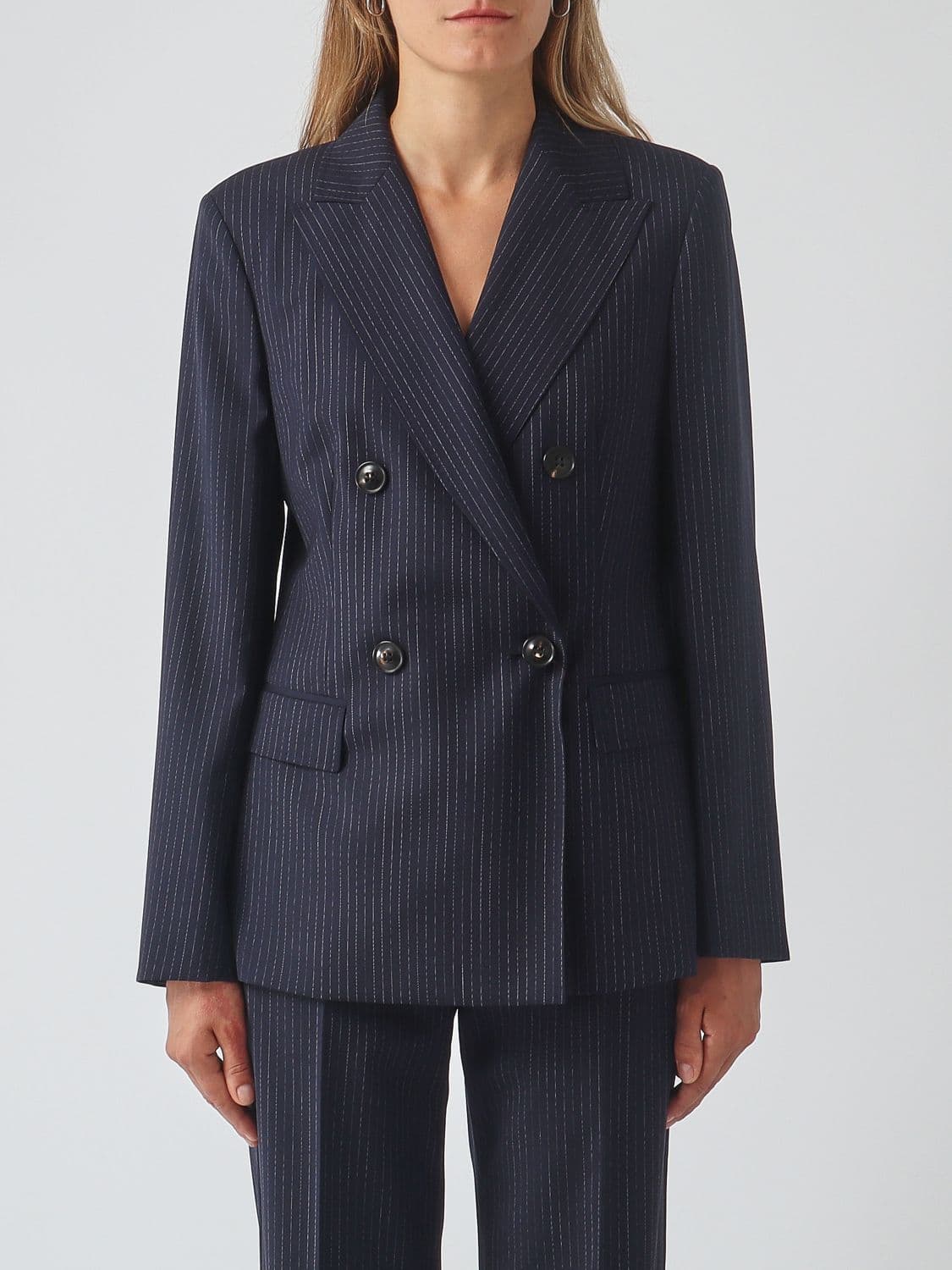 Max Mara Studio Jacket Woman color Blue