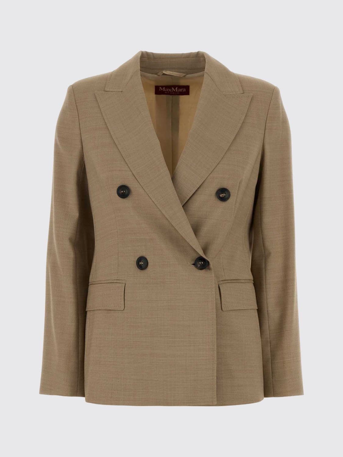 Max Mara Studio Jacket Woman color Beige