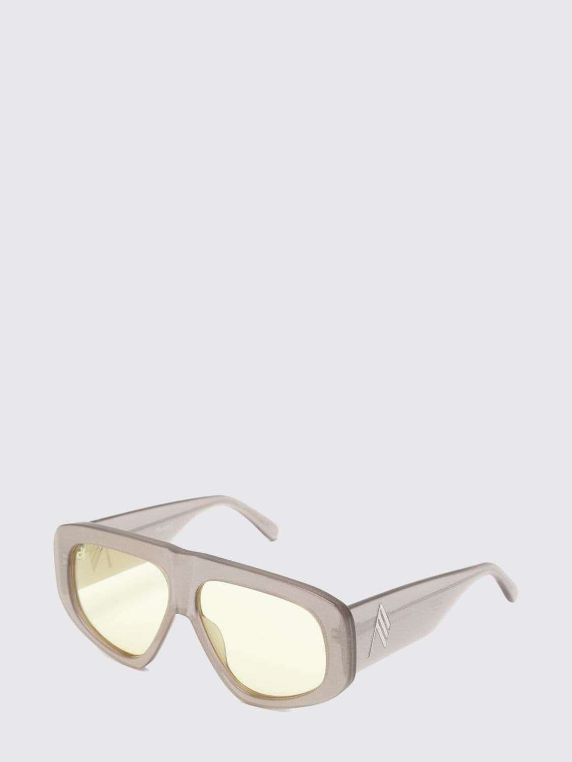 The Attico Milano Flared Aviator Acetate Sunglasses