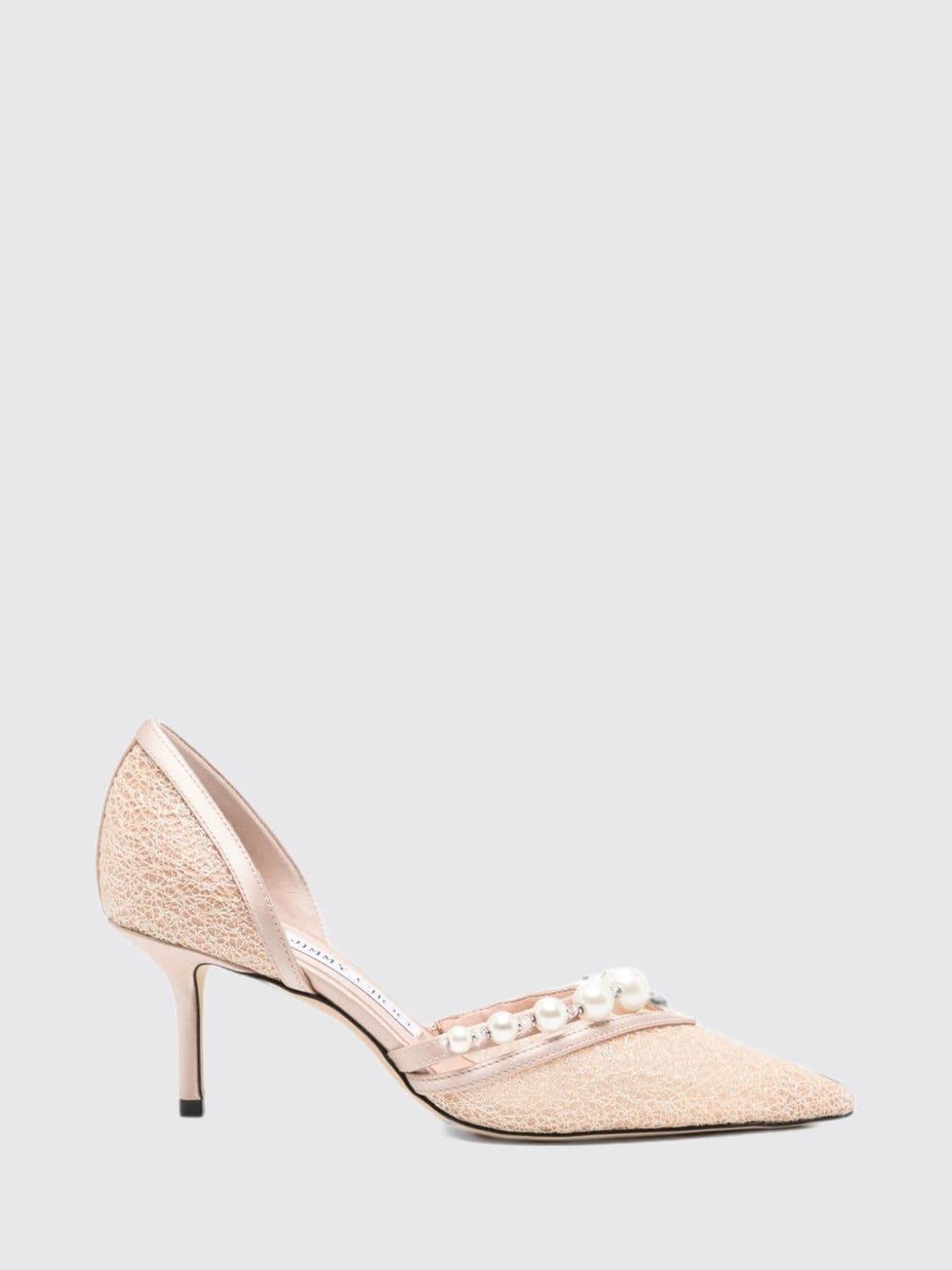 Jimmy Choo Aurelie Lace Pumps with Pearls and Crystals