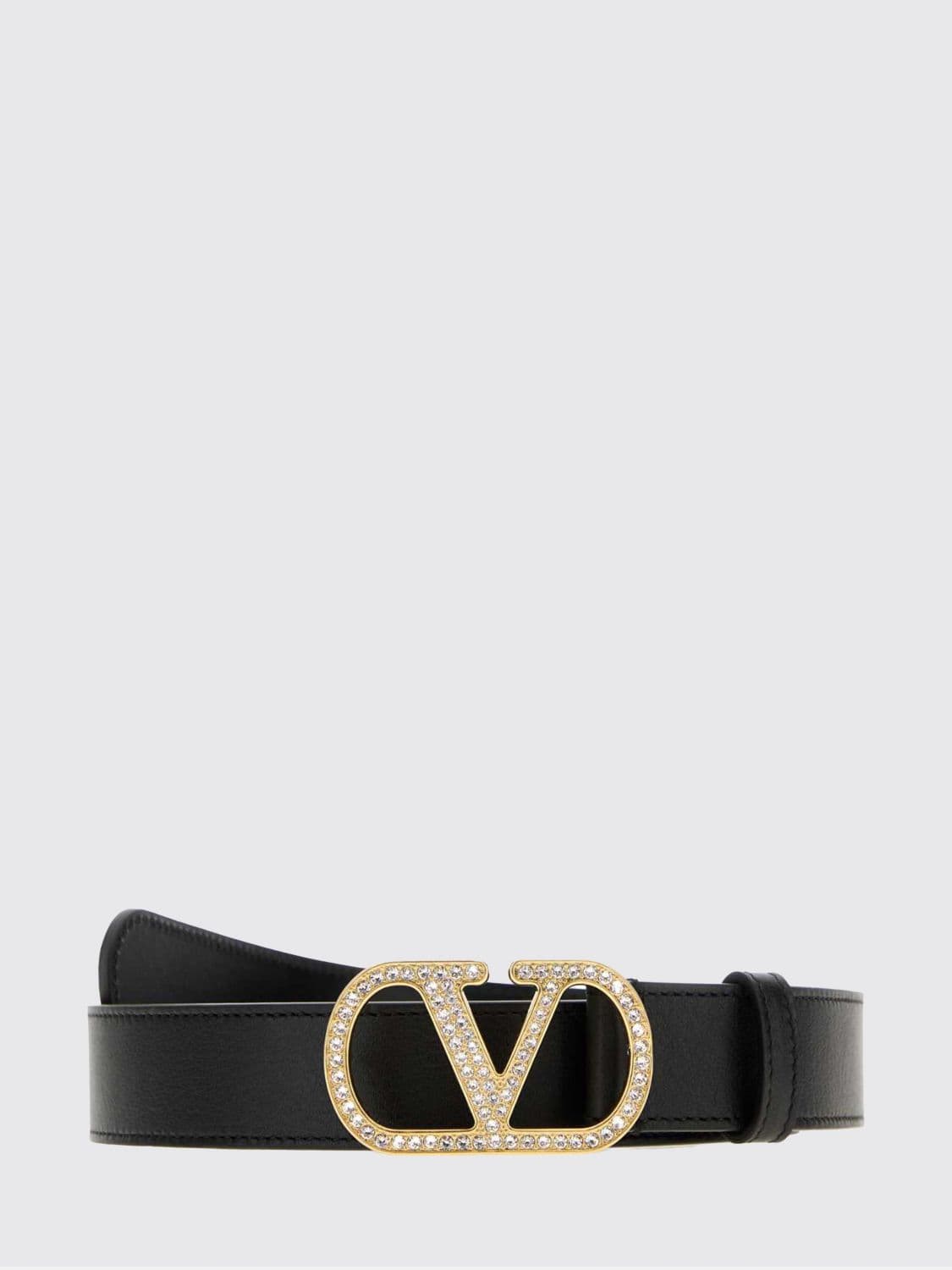 Valentino Garavani VLogo Signature Calfskin Leather Belt