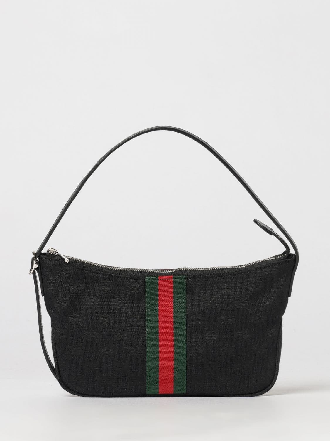 Gucci Lunetta Striped GG Jacquard Fabric Mini Shoulder Bag · OS