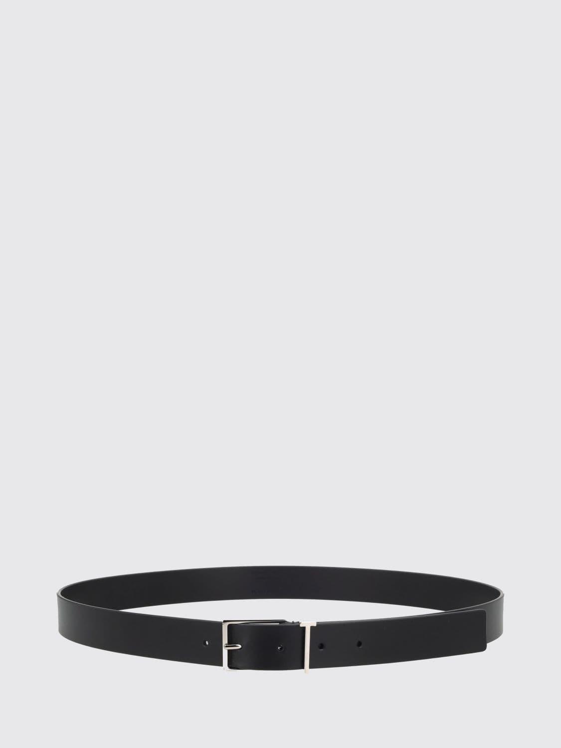 Tom Ford Adjustable Smooth Leather Belt with Pin Buckle