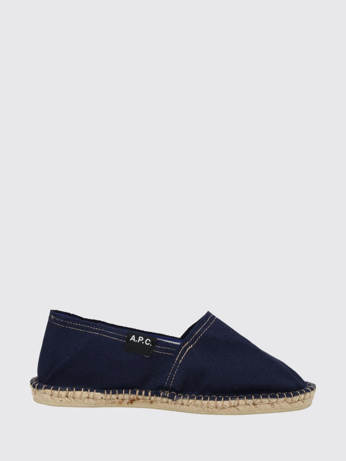 A.p.c. A. P.C. Cotton Espadrilles with Round Toe and Low Heel