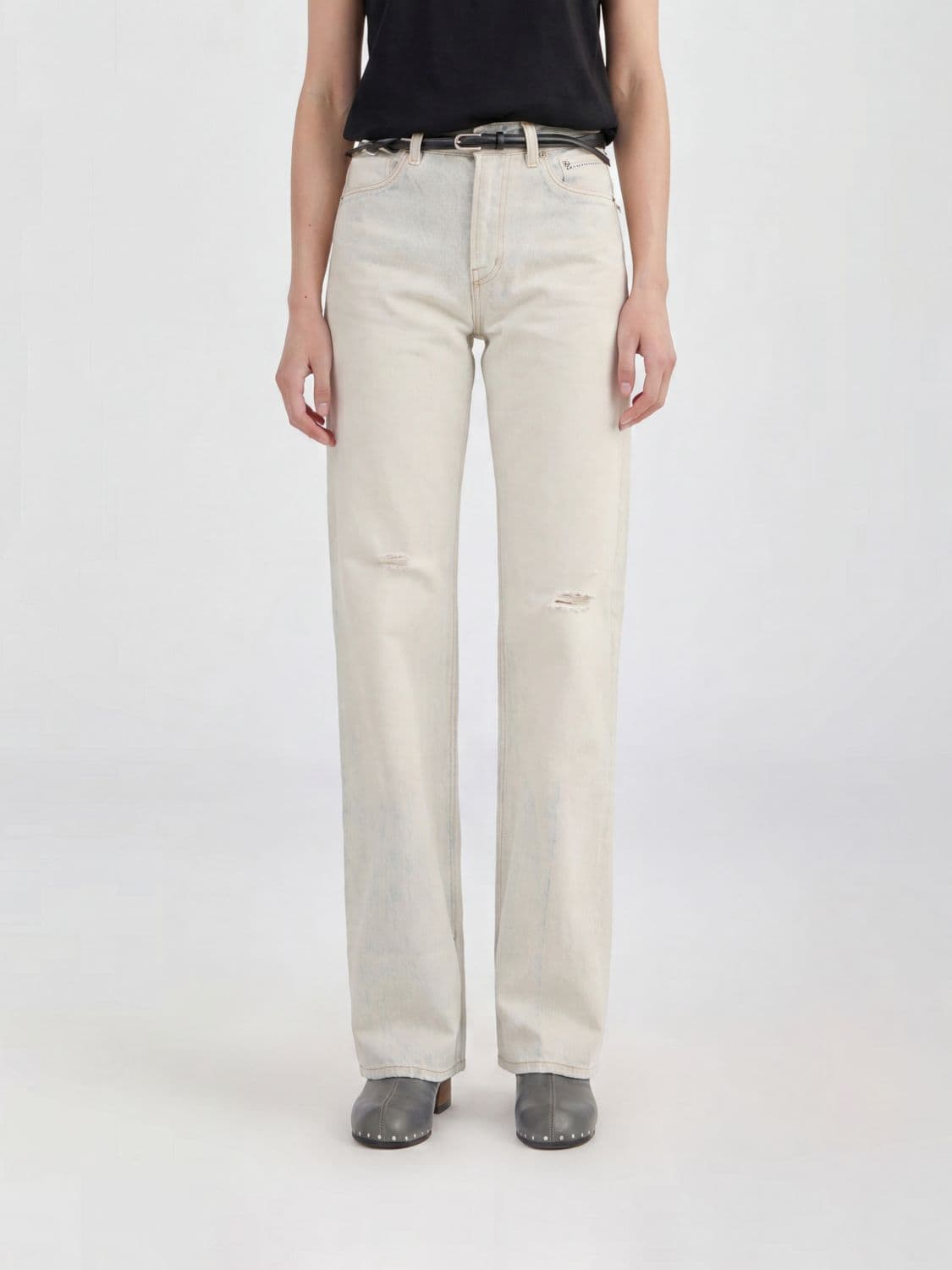 Our Legacy Mid-Rise Straight-Leg Jeans in Vintage Cotton Denim