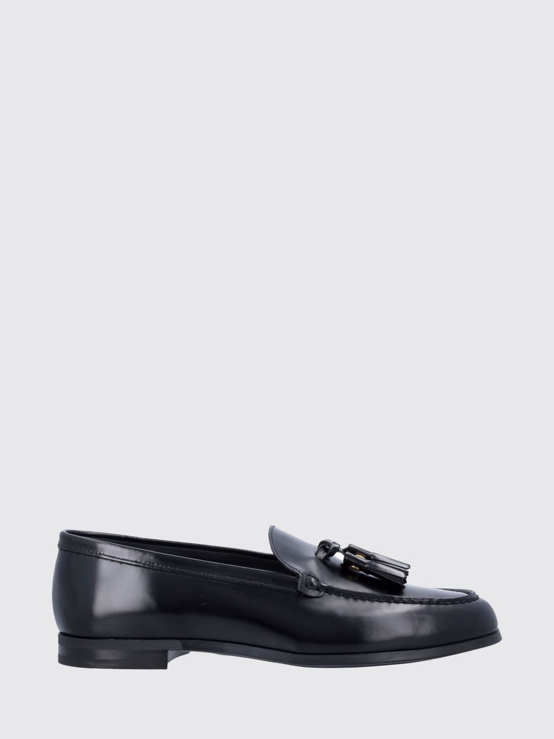 Church's Brushed Leather Loafers with Tassels and Raised Apron