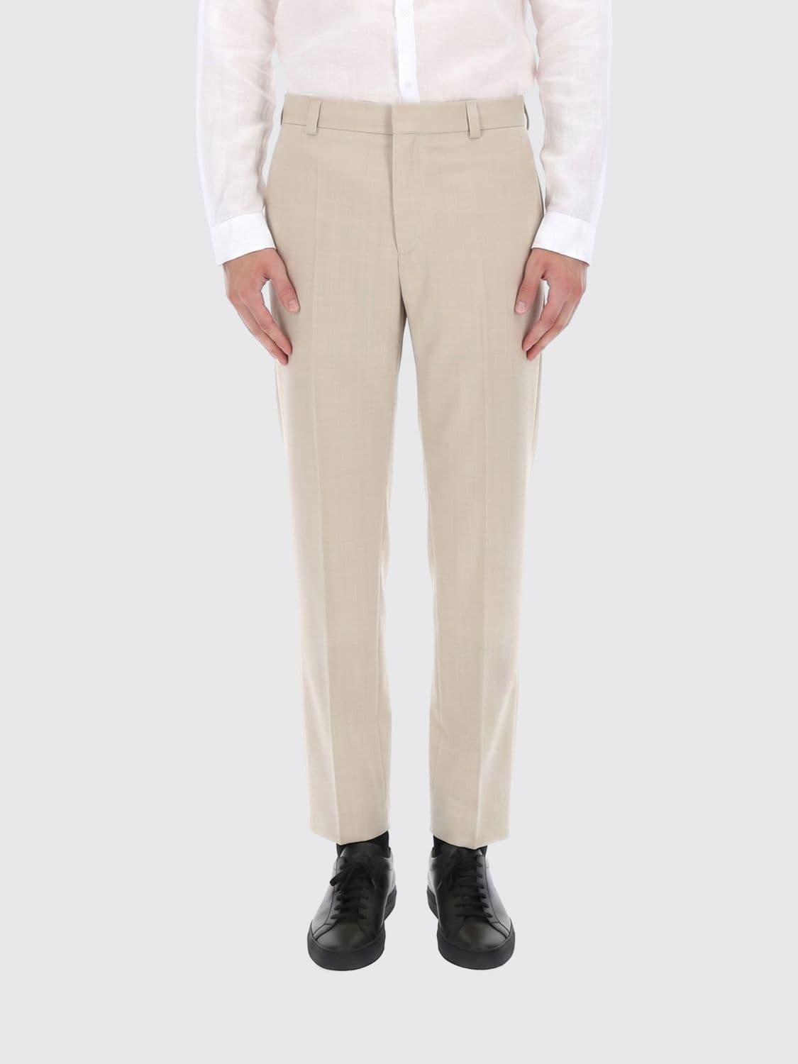 Hugo Slim Fit Mid-Rise Virgin Wool Blend Chino Trousers