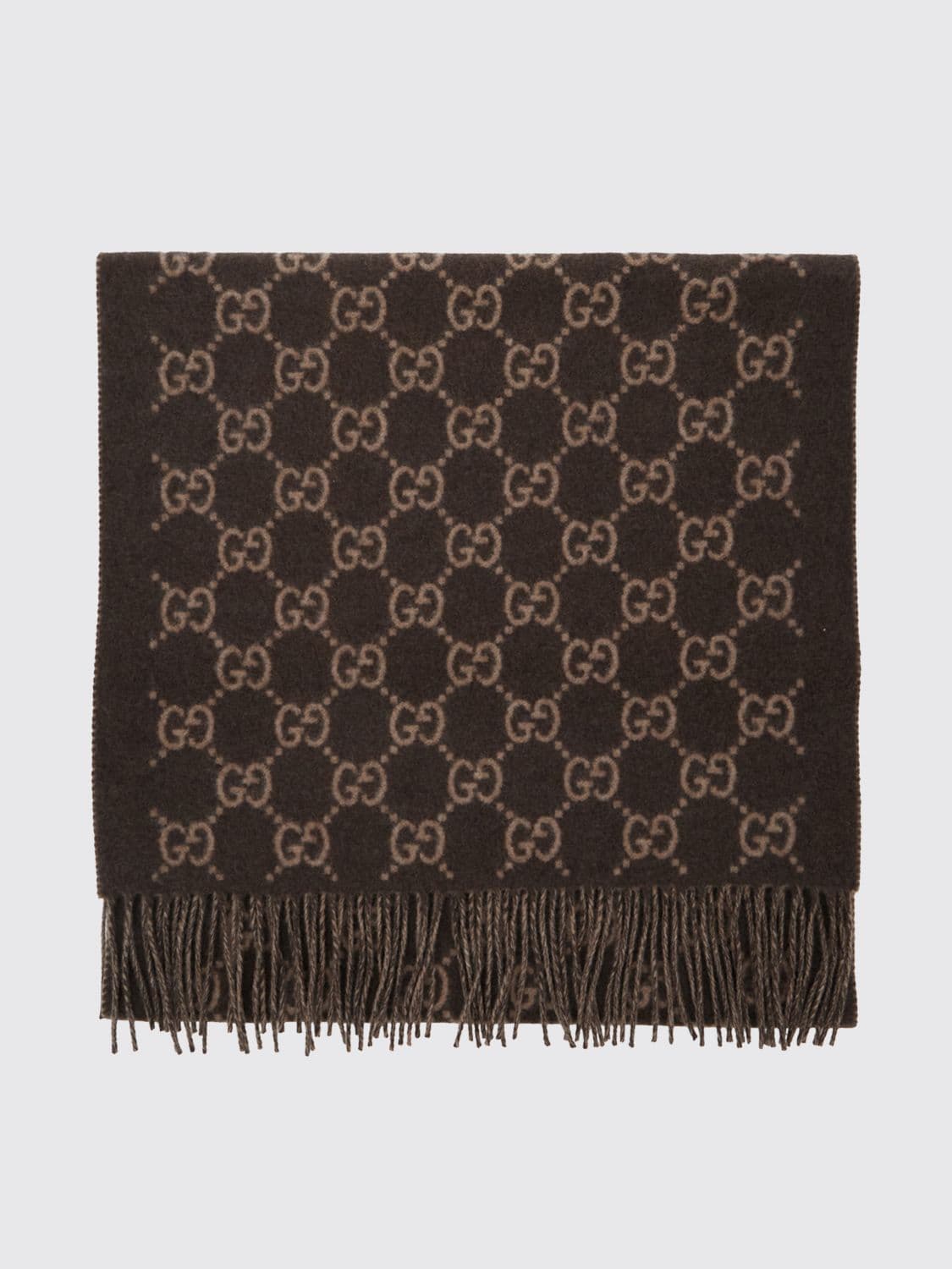 Gucci GG Logo Pure Cashmere Scarf