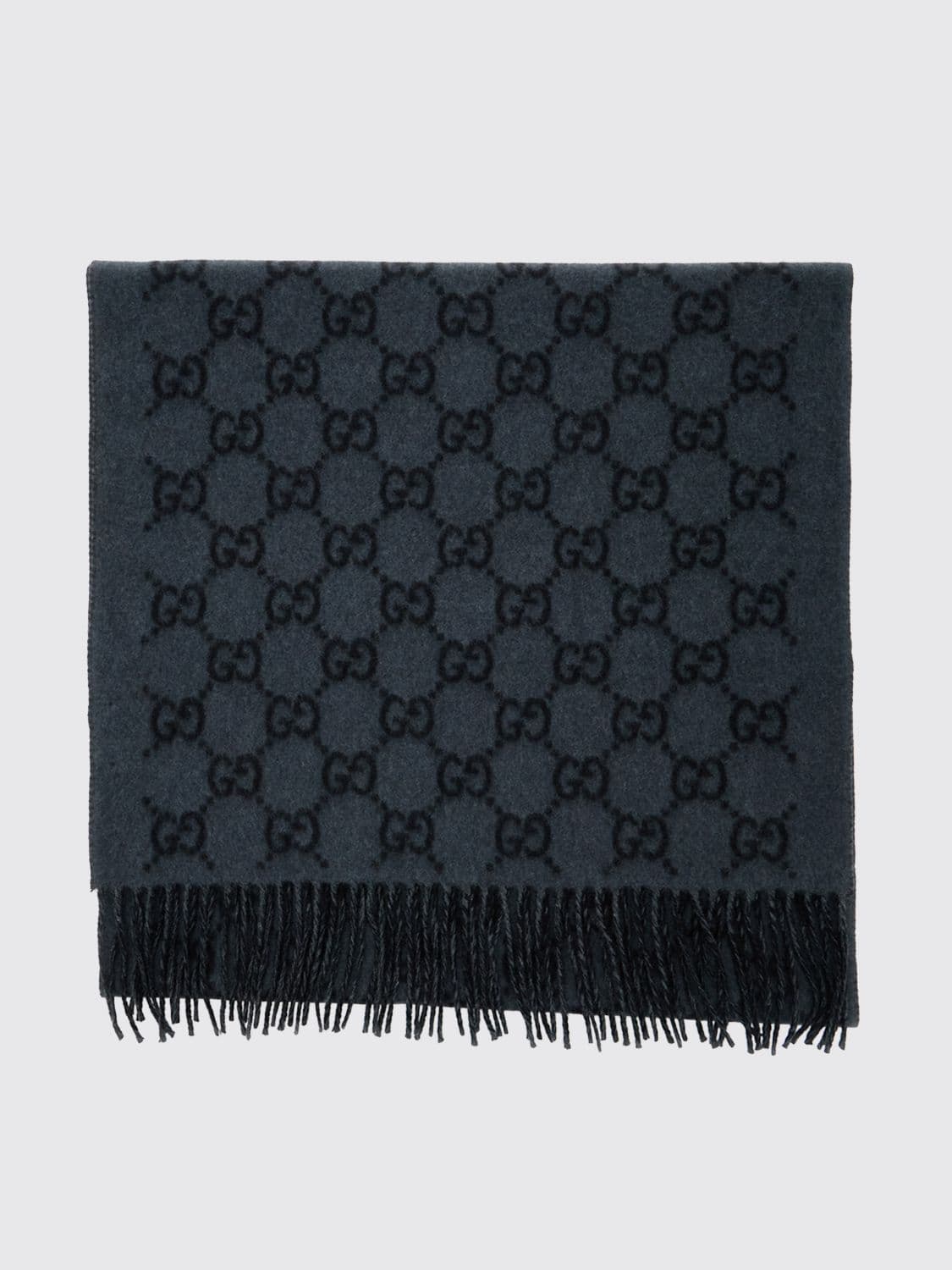 Gucci GG Logo Pure Cashmere Scarf · OS