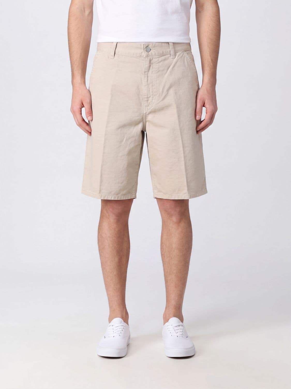 Carhartt Wip High-Waisted Cotton Drill Shorts with Back Logo · 30