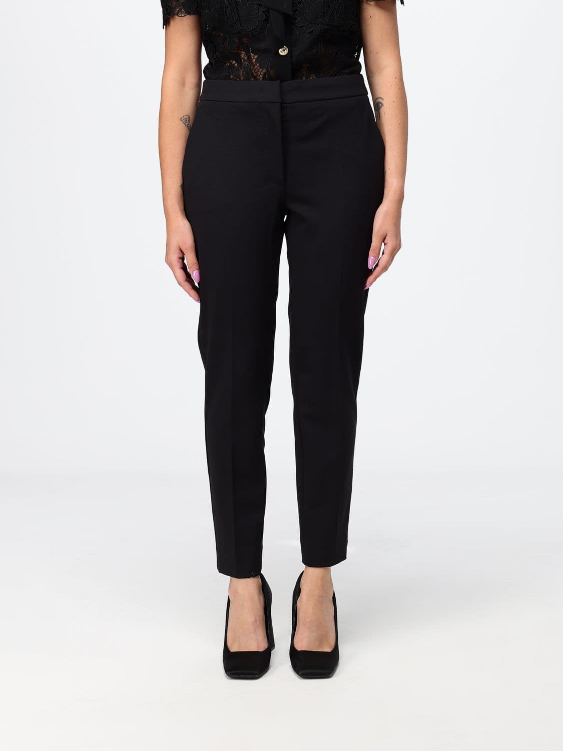 Max Mara Pegno Slim Fit Chino Trousers in Jersey