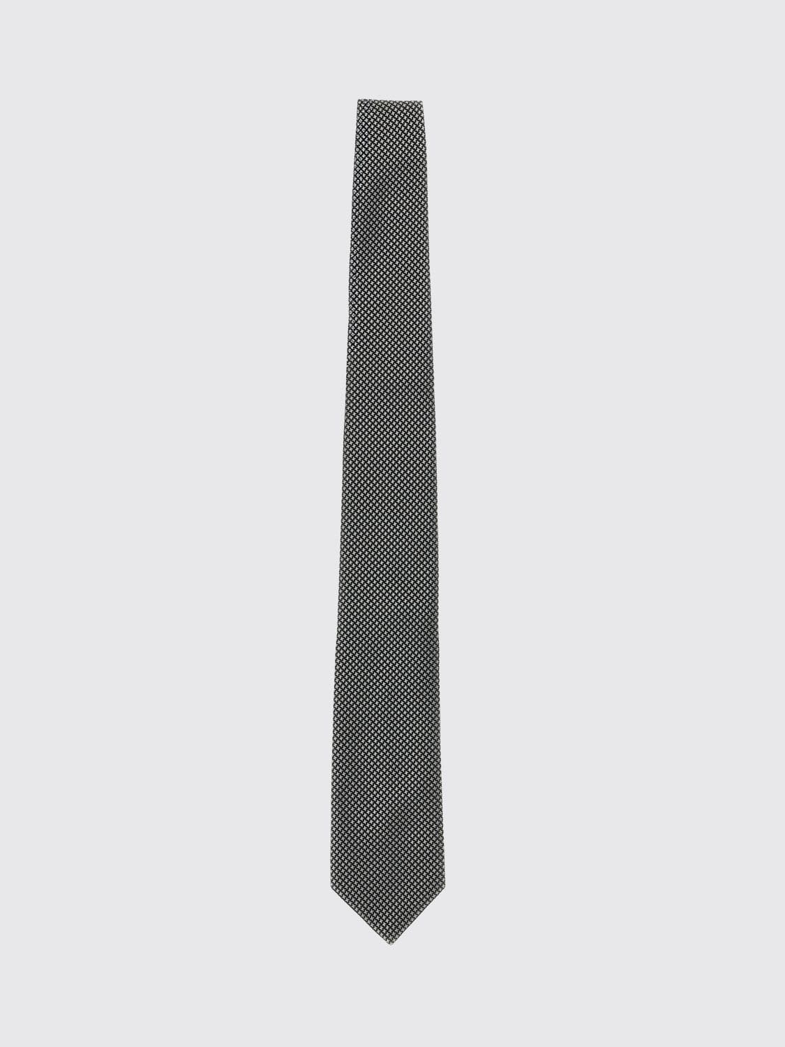 Tom Ford Geometric Pattern Pure Silk Tie · OS