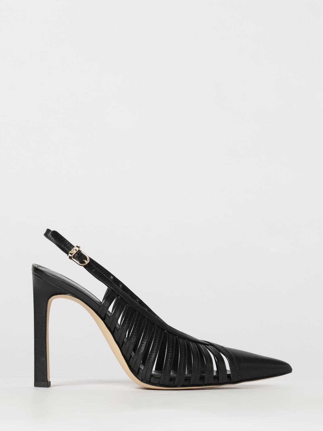 Michael Kors Adriana Slingback Pumps in Leather with a Stiletto Heel