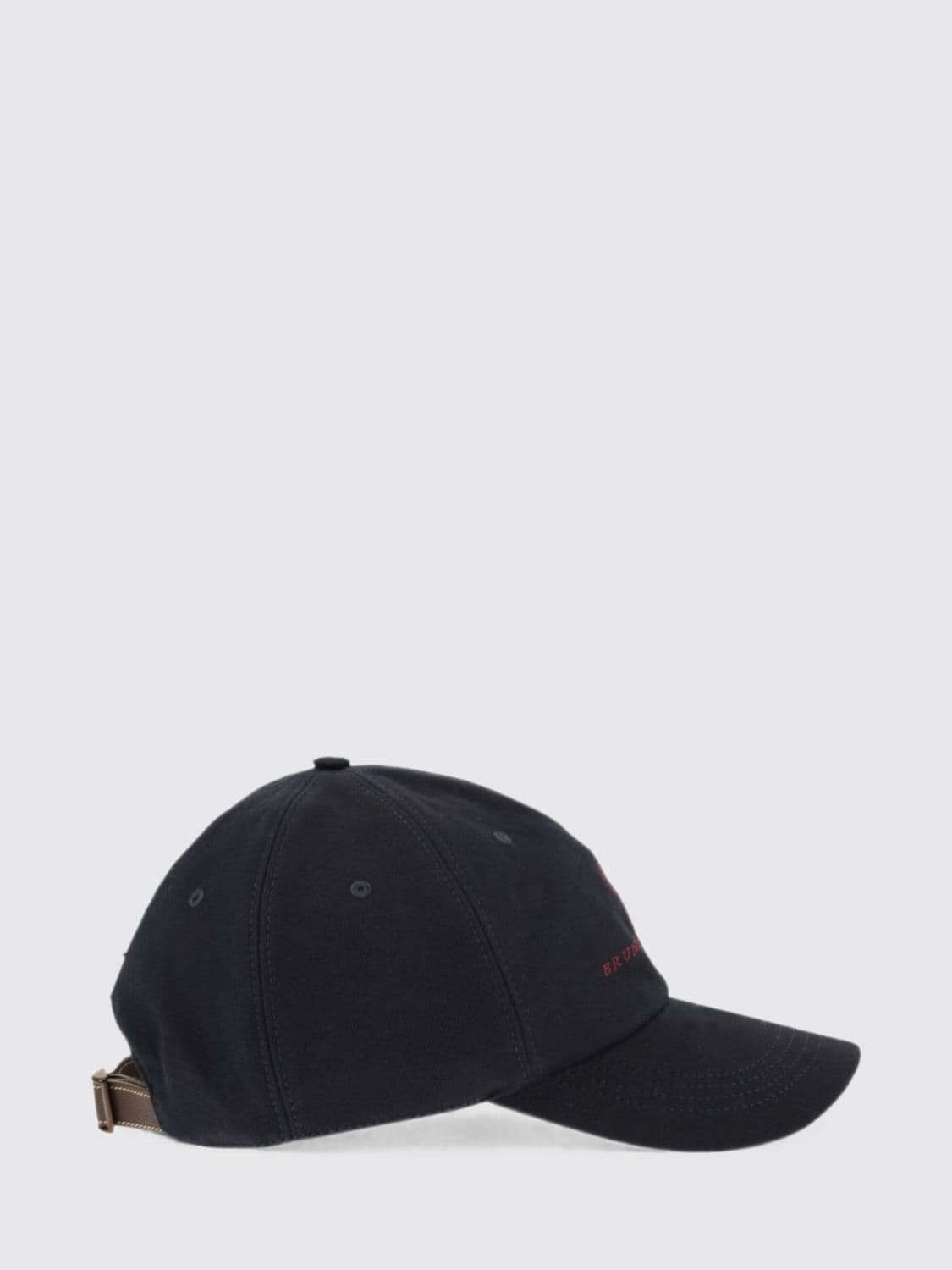 Brunello Cucinelli Cotton Baseball Cap with Embroidered Logo