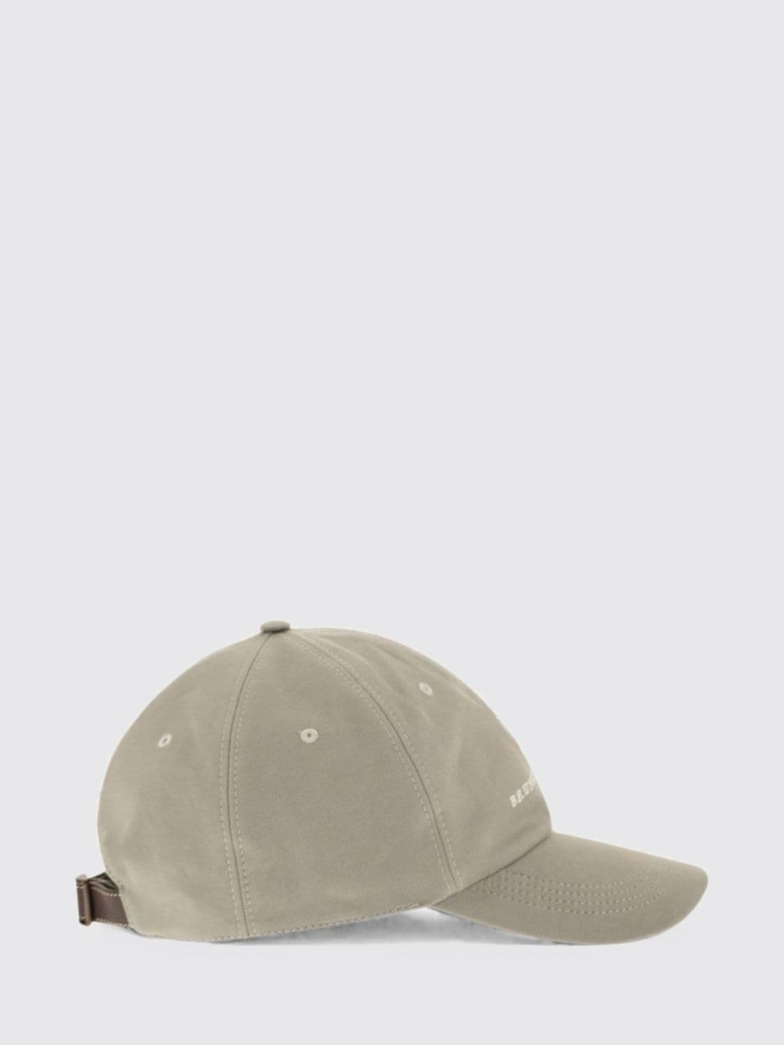 Brunello Cucinelli Cotton Baseball Cap with Embroidered Logo