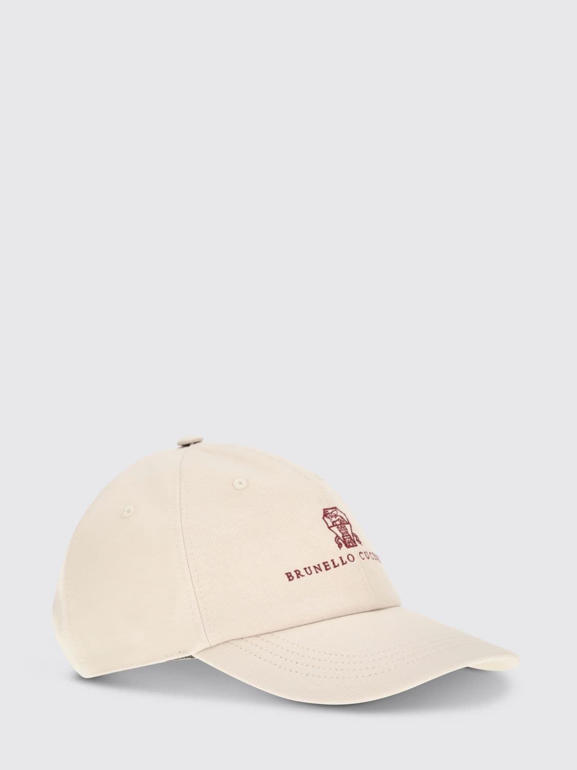 Brunello Cucinelli Cotton Baseball Cap with Embroidered Logo