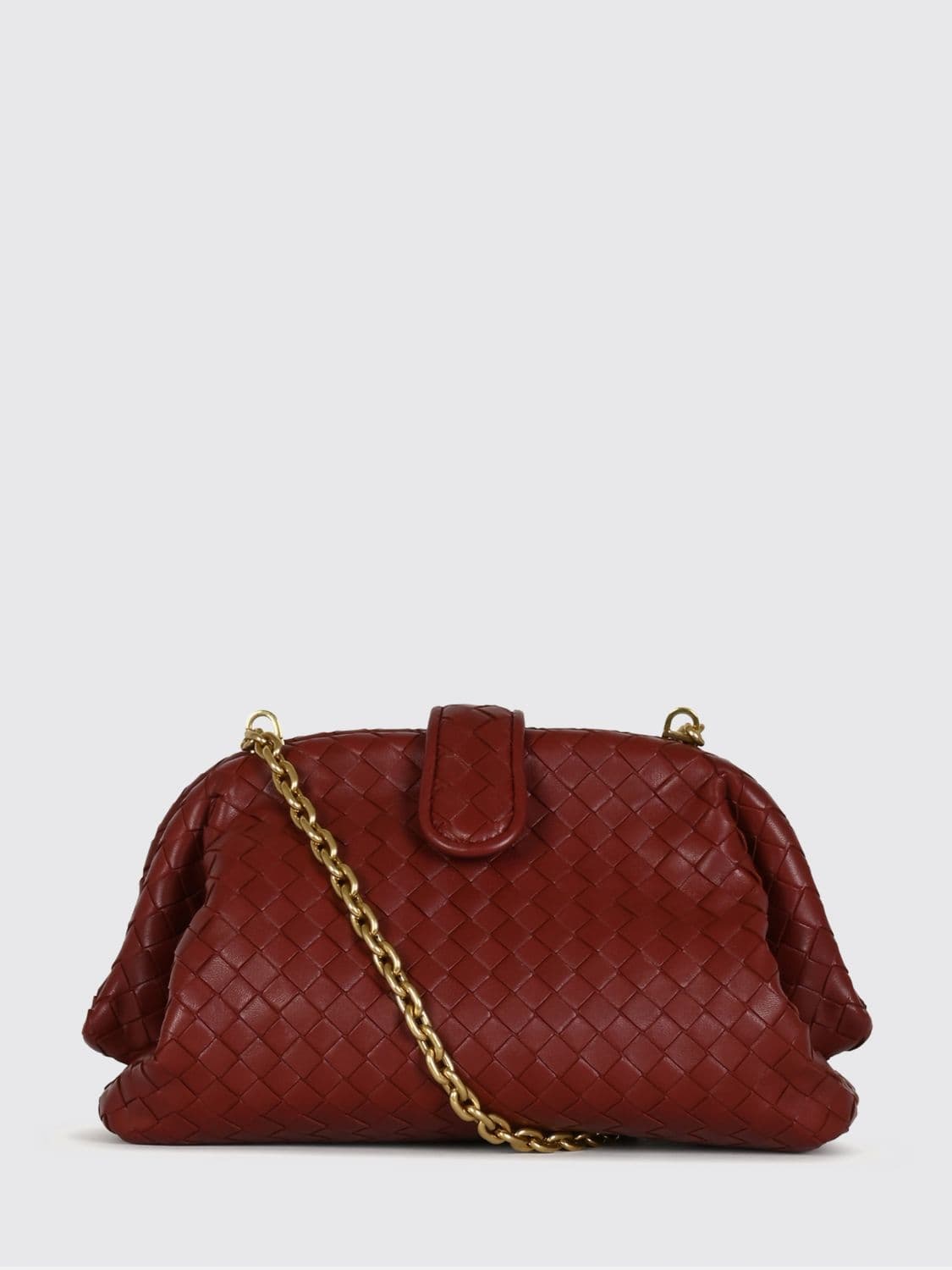 Bottega Veneta Lauren 1980 Intrecciato Lambskin Clutch with Strap · OS
