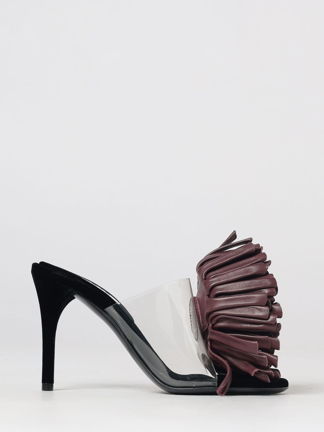 Alaïa Heeled Sandal Woman color Burgundy