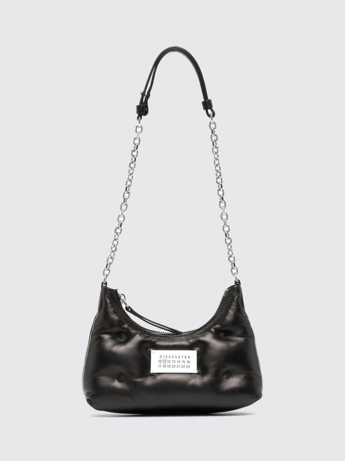 Maison Margiela Glam Slam Padded Grained Leather Mini Crossbody Bag