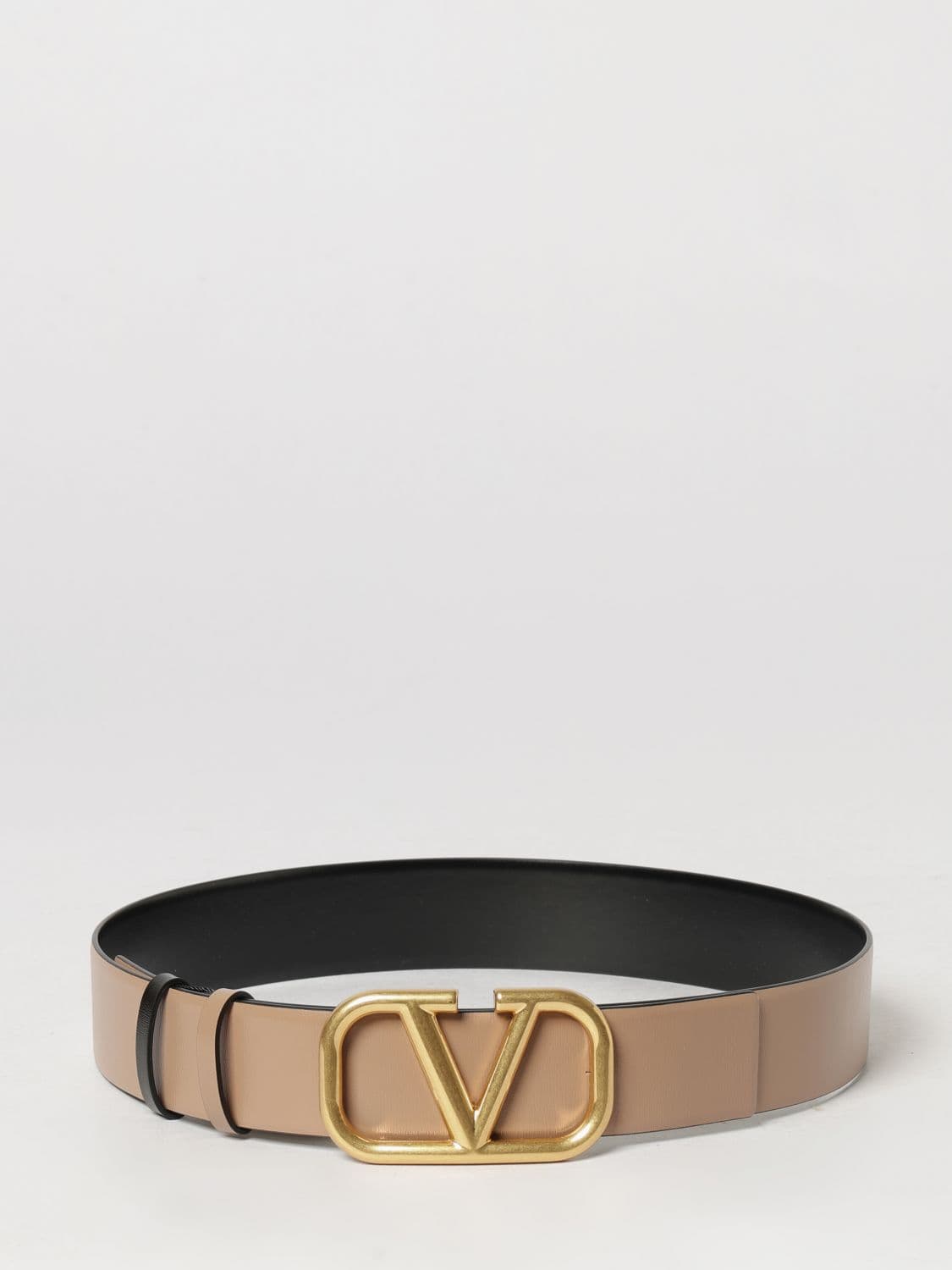 Valentino Garavani VLogo Signature Reversible Smooth Calfskin Leather Belt · 85