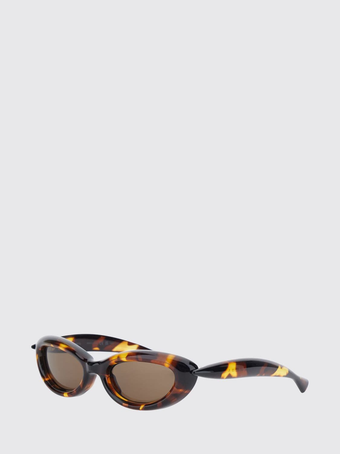Bottega Veneta Sardine Cat-Eye Sunglasses with Oval Tortoiseshell Frame · OS