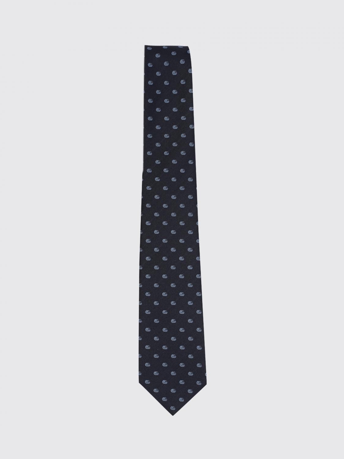 Gucci Pure Silk Tie with All-Over GG Monogram Pattern · OS