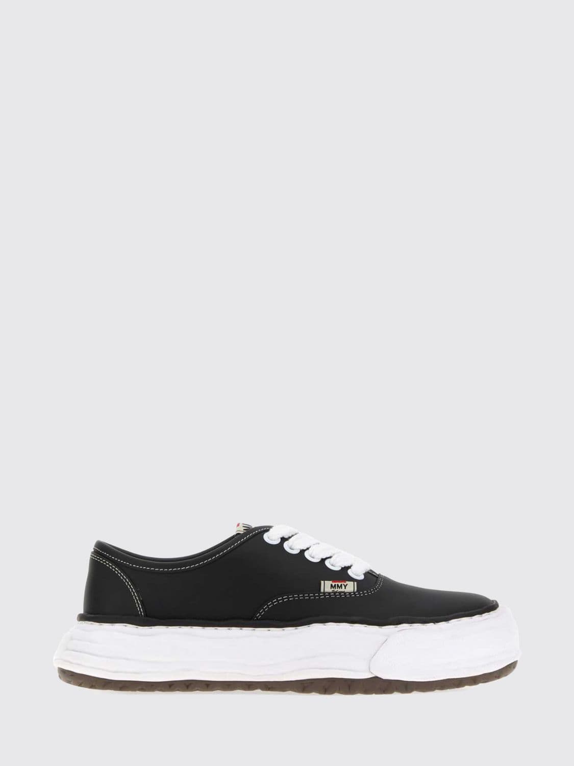 Maison Mihara Yasuhiro Baker OG Low-Top Leather Sneakers with Platform Sole