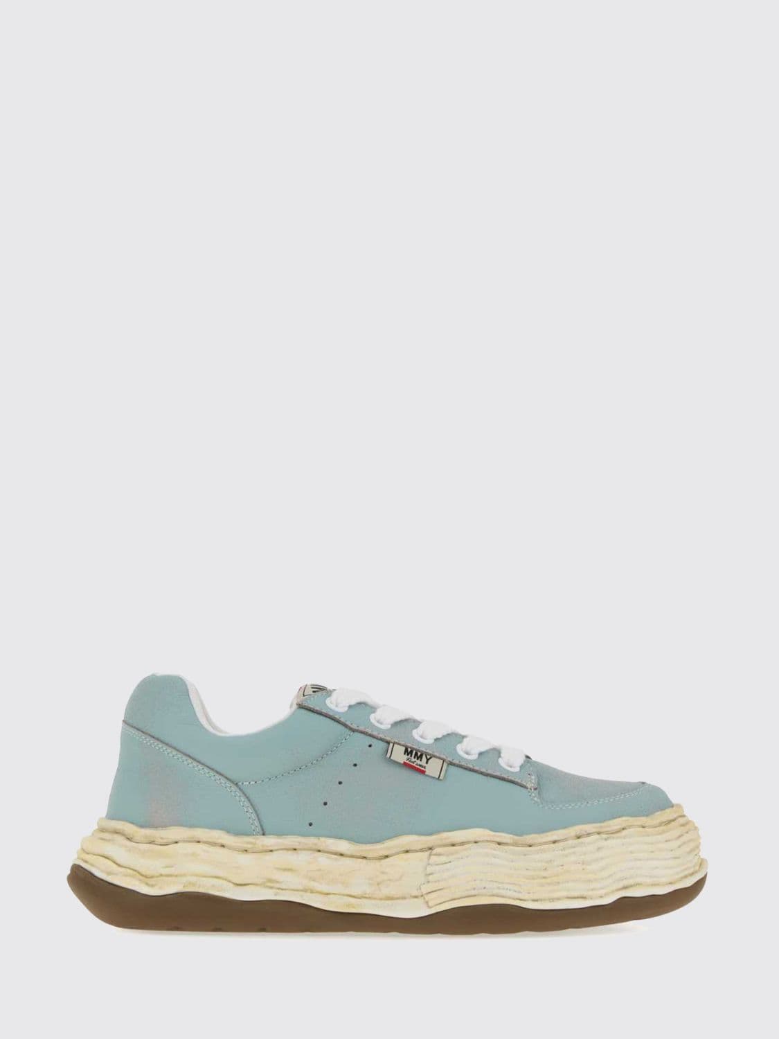 Maison Mihara Yasuhiro Oliver Distressed-Effect Low-Top Leather Sneakers