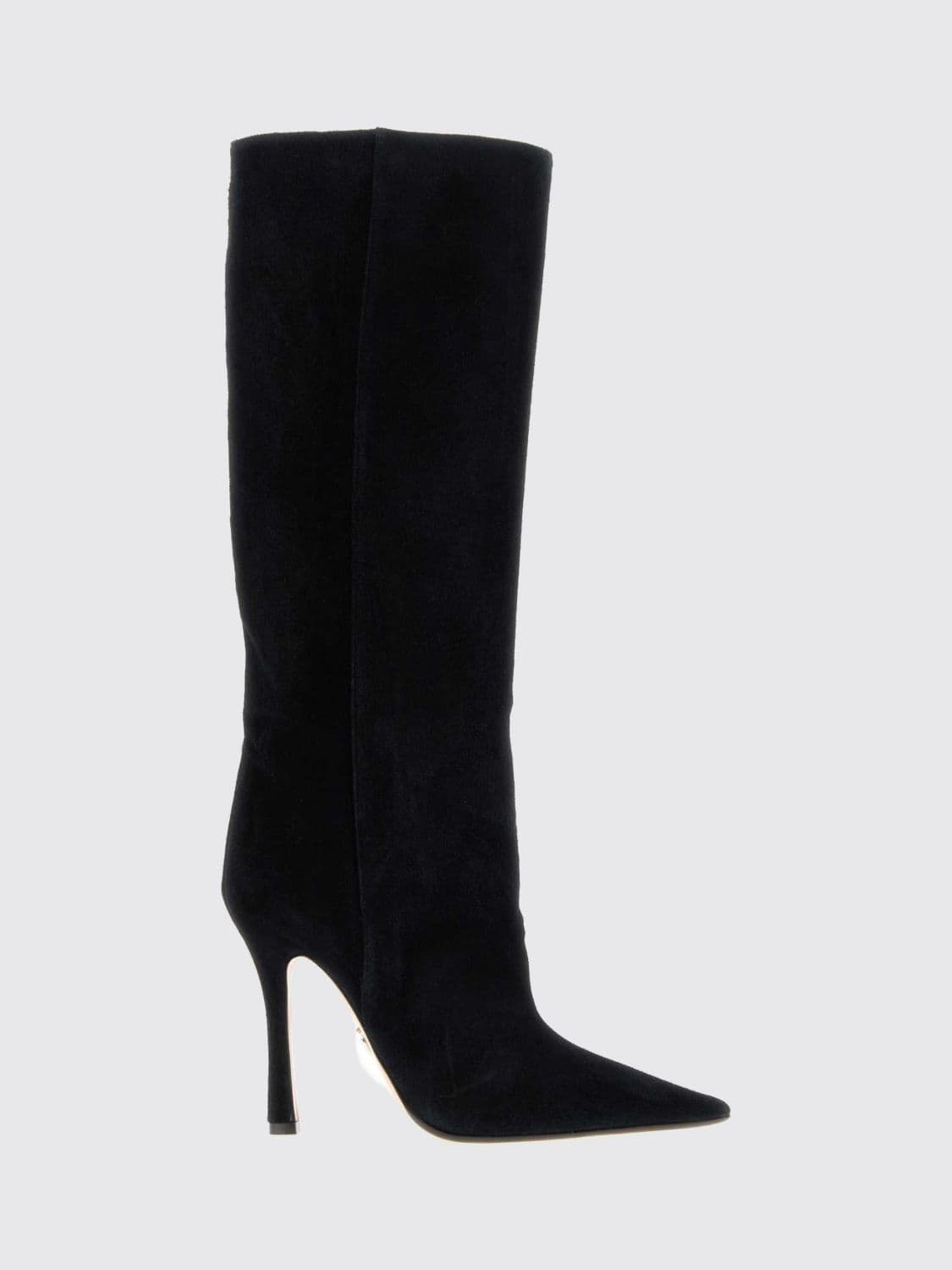Gucci Naomi Suede Knee-High Boots with Stiletto Heel