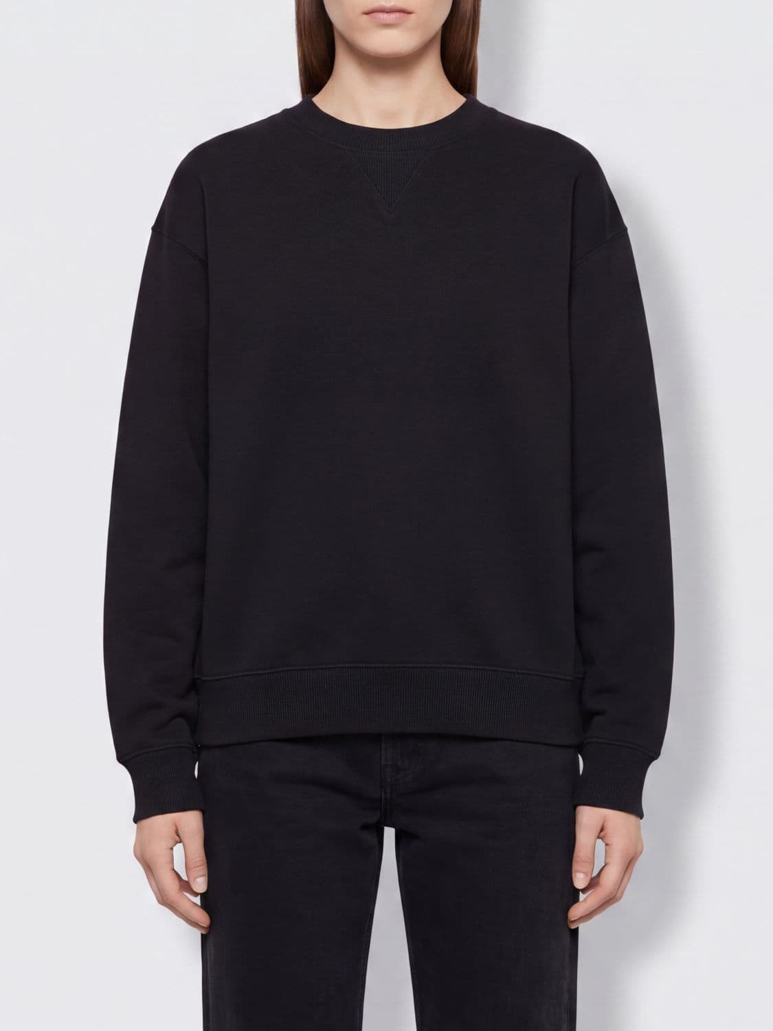 Jil Sander Dropped-Shoulder Cotton Crewneck Jumper with Elasticated Hem
