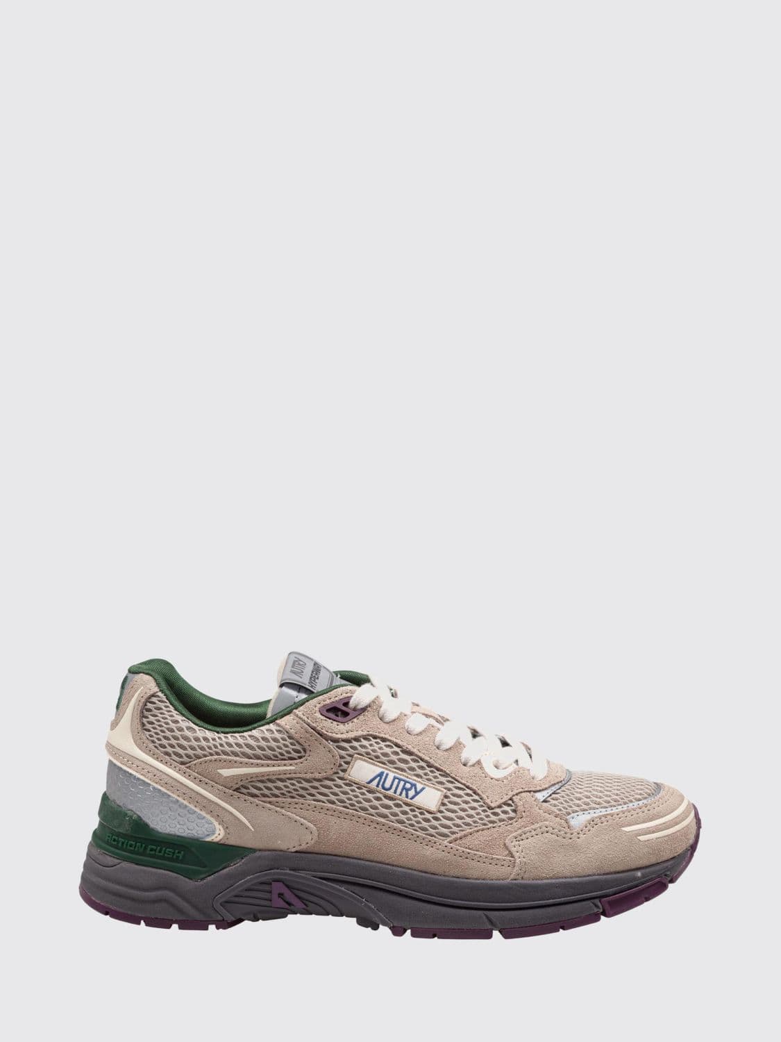 Autry Hyperway Low-Top Sneakers in Leather, Suede and Mesh