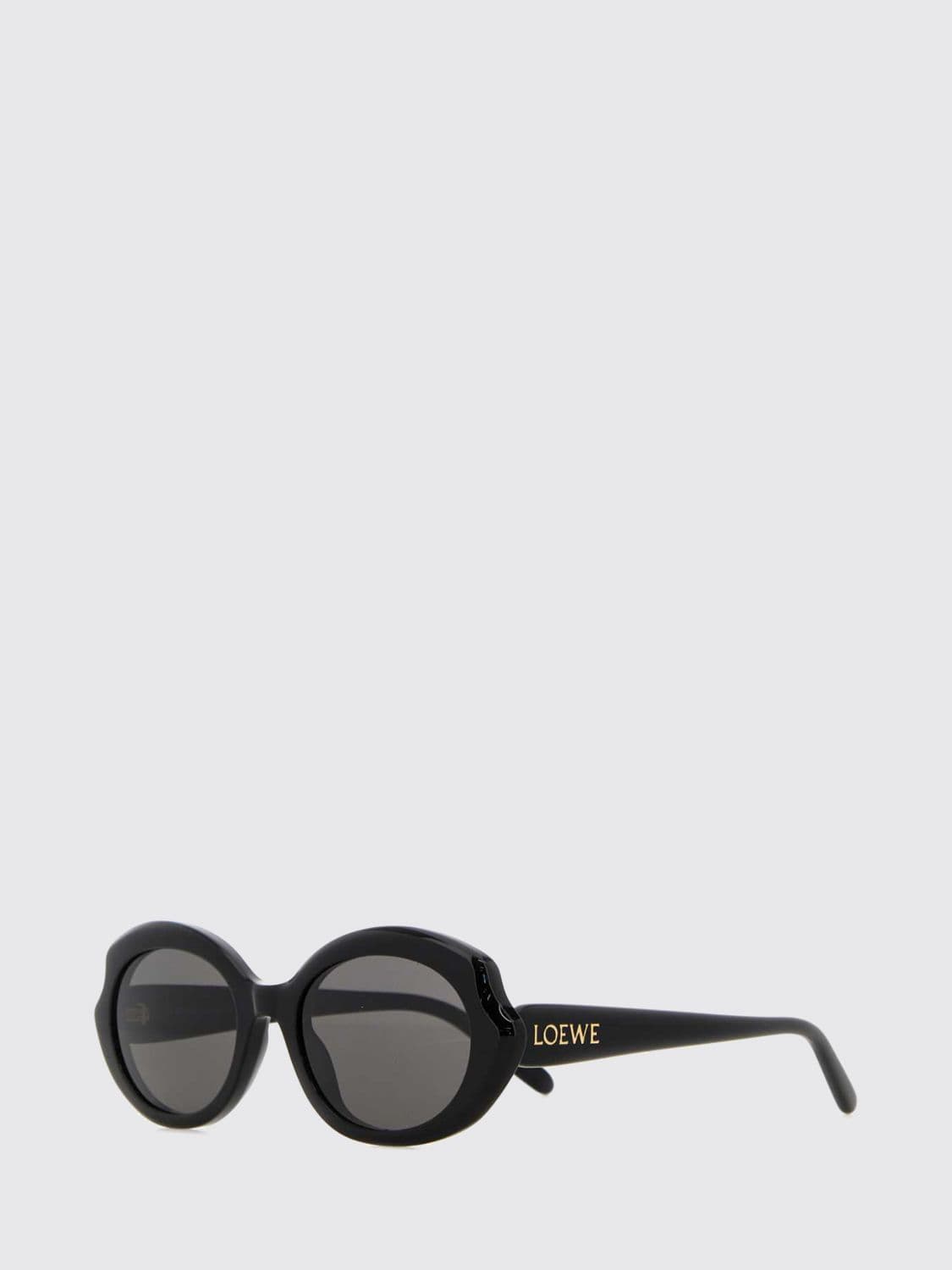 Loewe Pink Acetate Cat-Eye Sunglasses with Lettering Logo