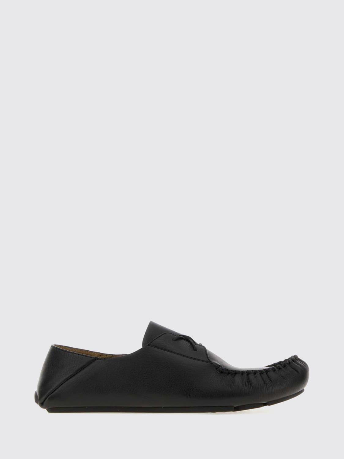 Loewe Rambla Smooth Calfskin Driver Loafers with Round Toe