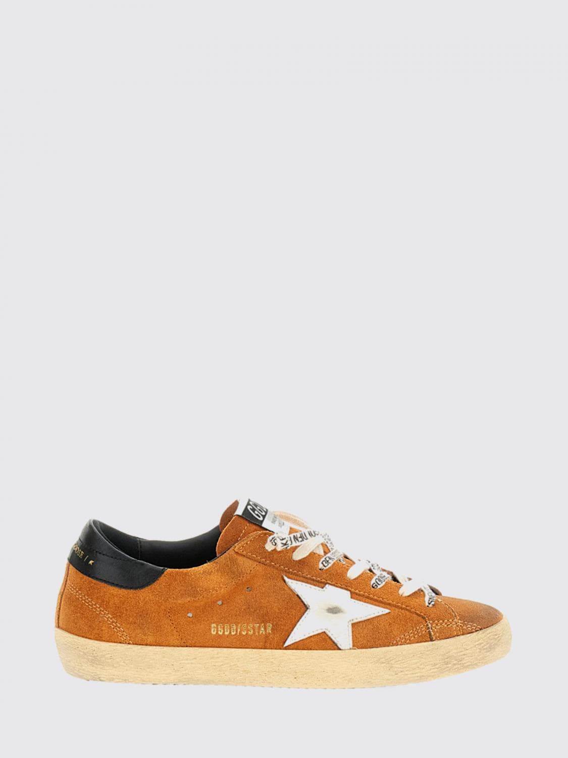 Golden Goose Super-Star Men's Smooth and Suede Calfskin Leather Sneakers