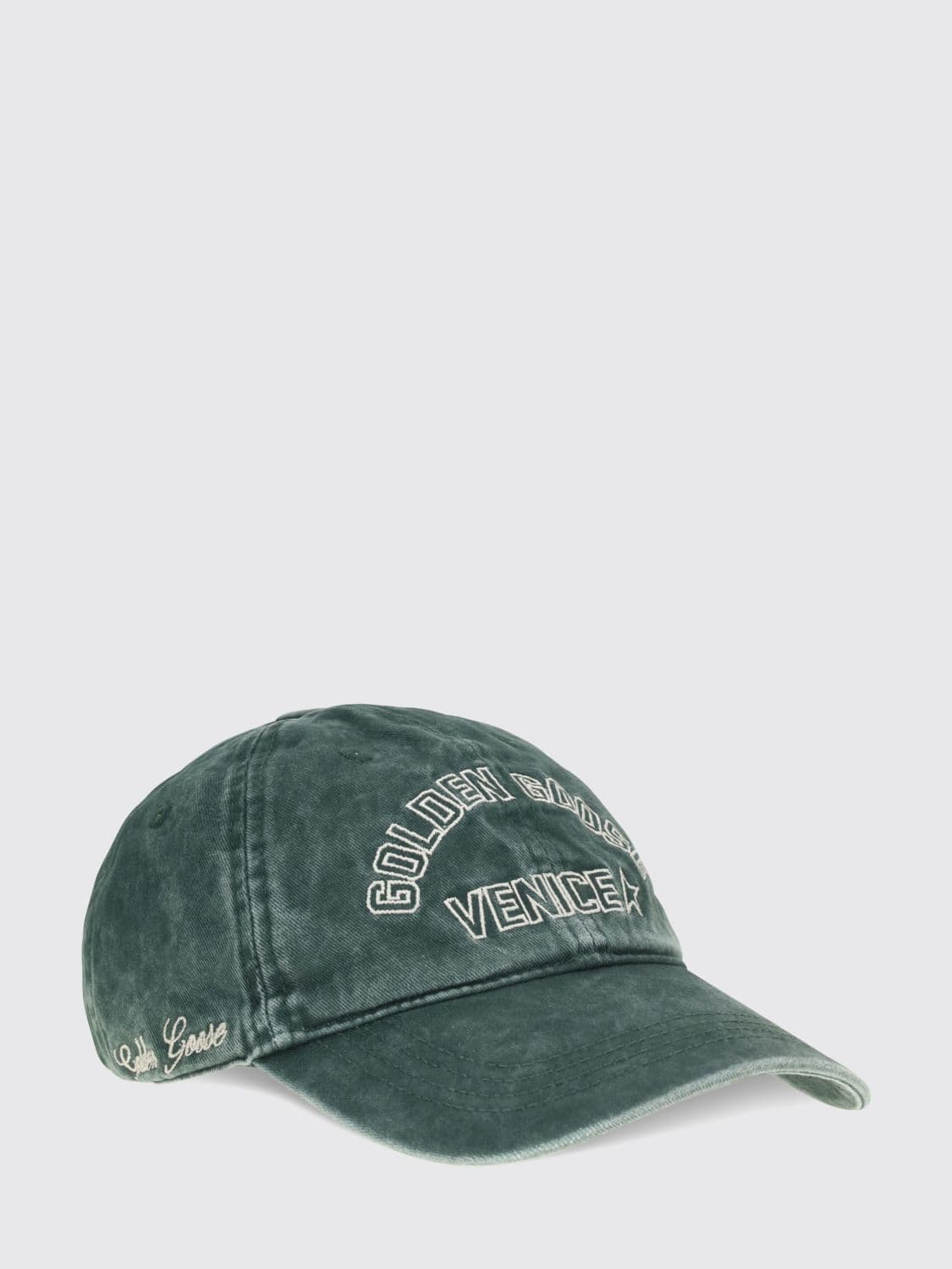 Golden Goose Cotton Twill Baseball Cap with Embroidered Logo