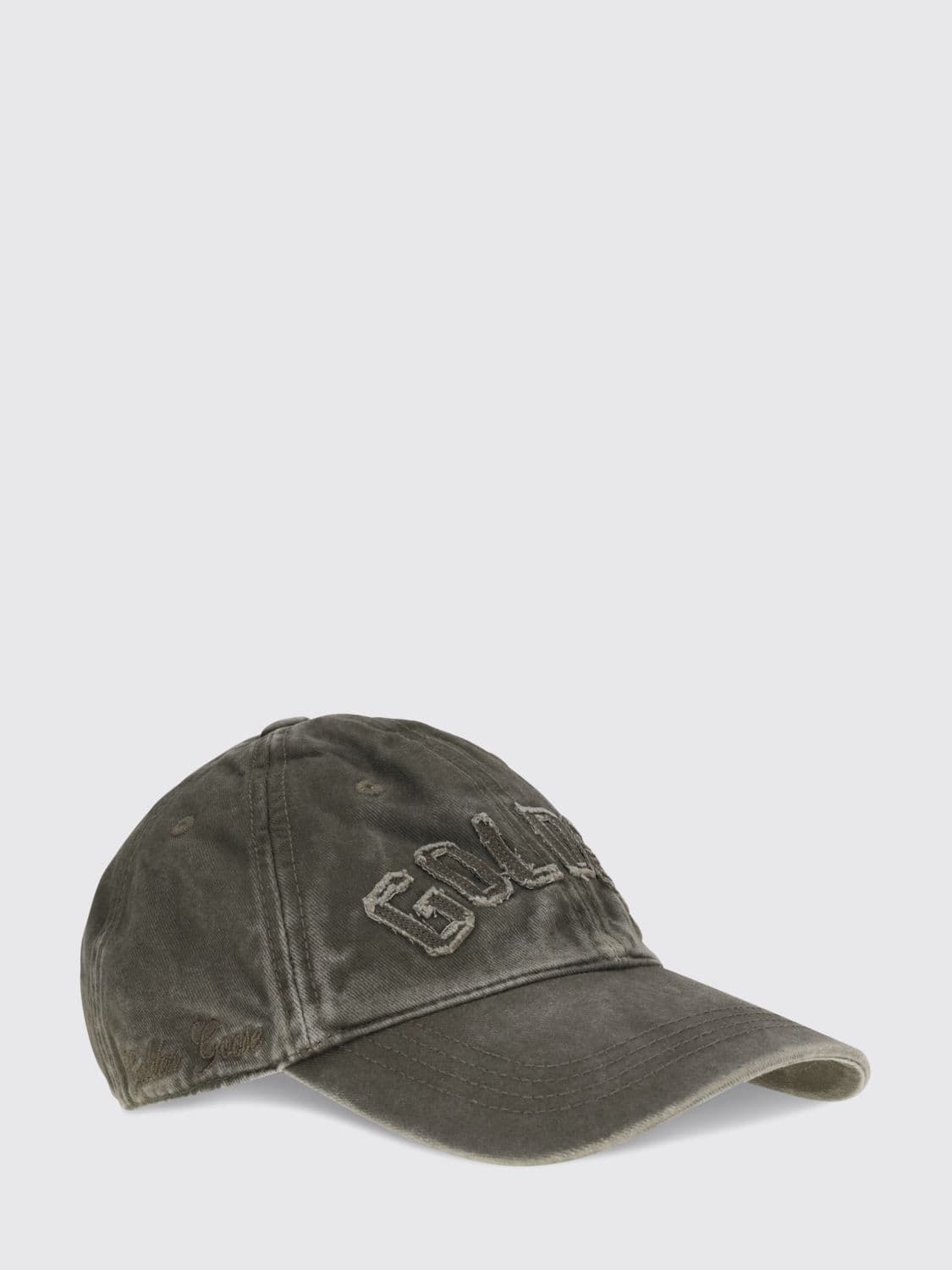 Golden Goose Stone Washed Denim Baseball Cap with Tone-on-Tone Logo · OS