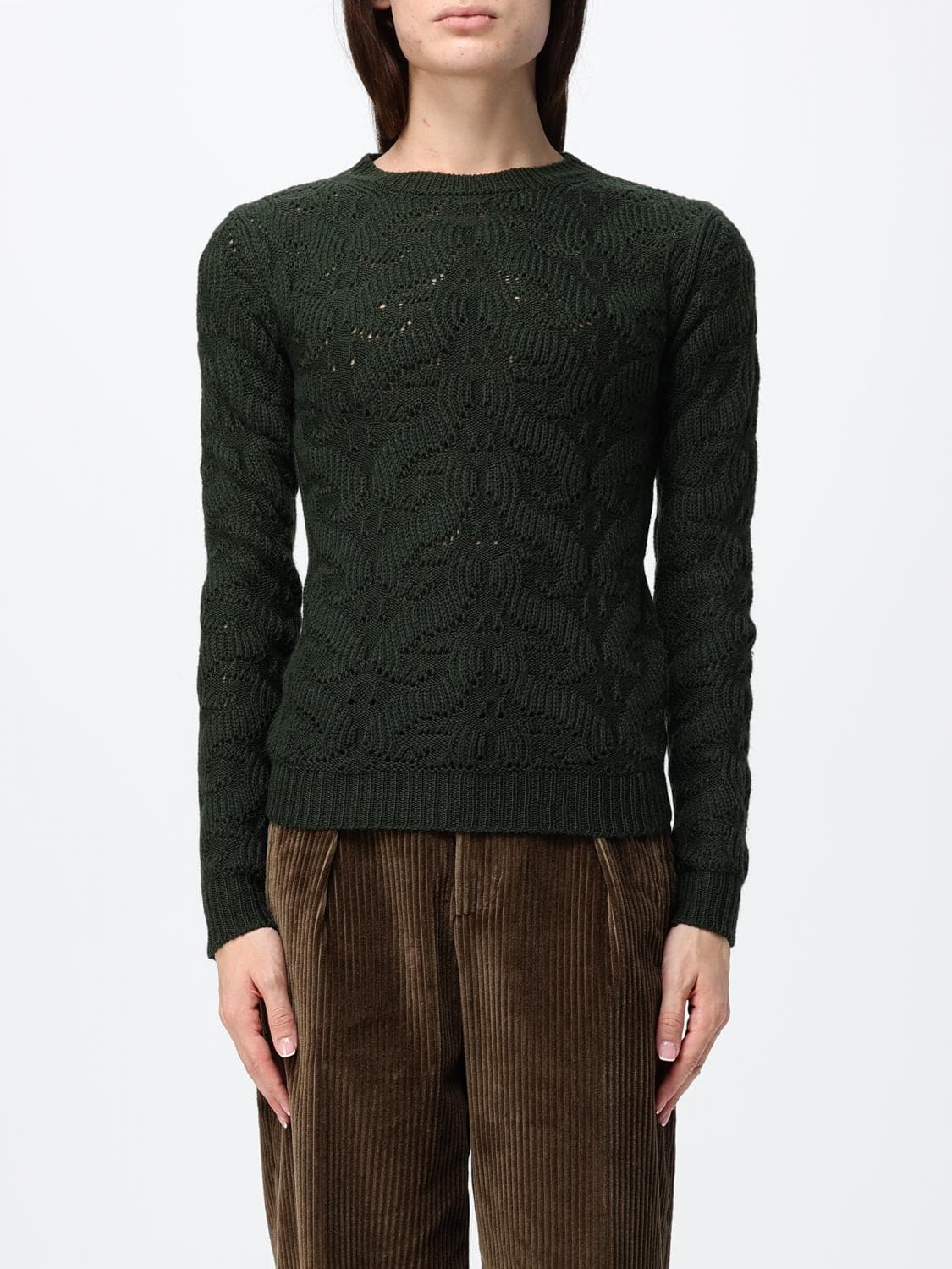 Etro Slim Fit Paisley Jacquard Wool Blend Jumper