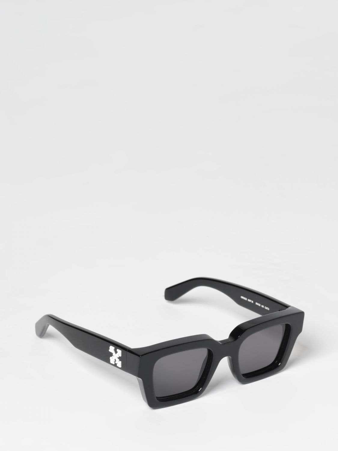 Off-White Virgil Rectangular Acetate Sunglasses with Arrow Logo