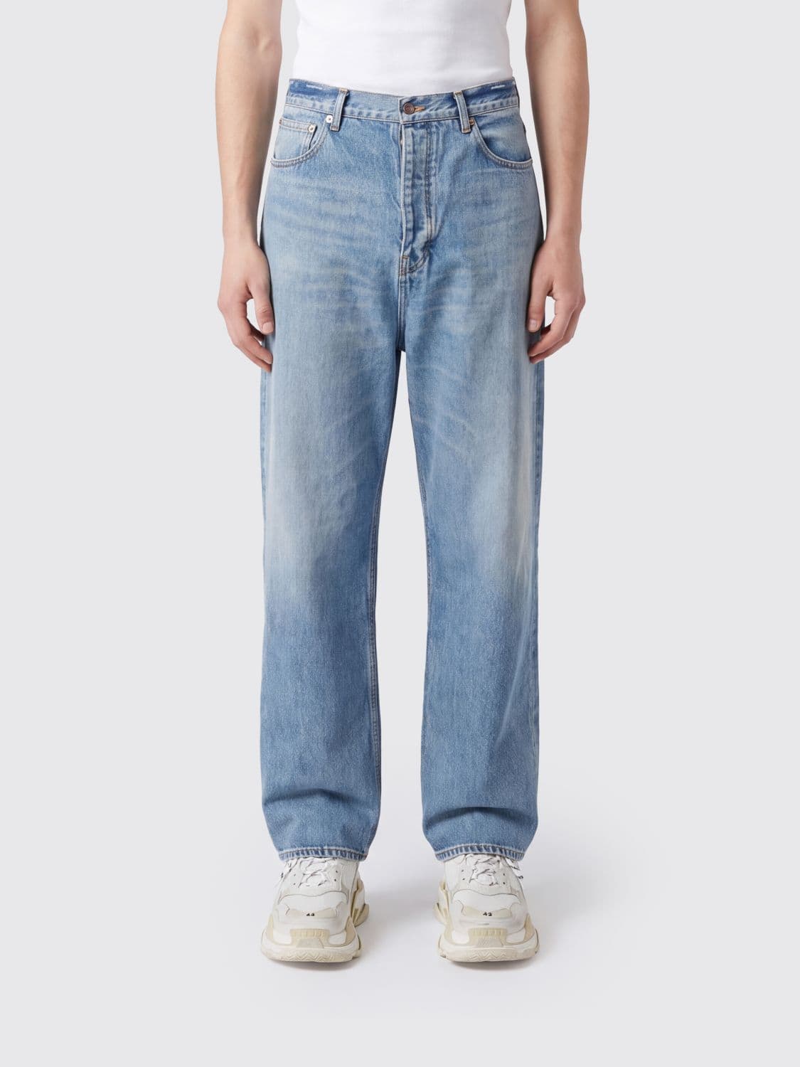 Balenciaga Jeans Men color Blue