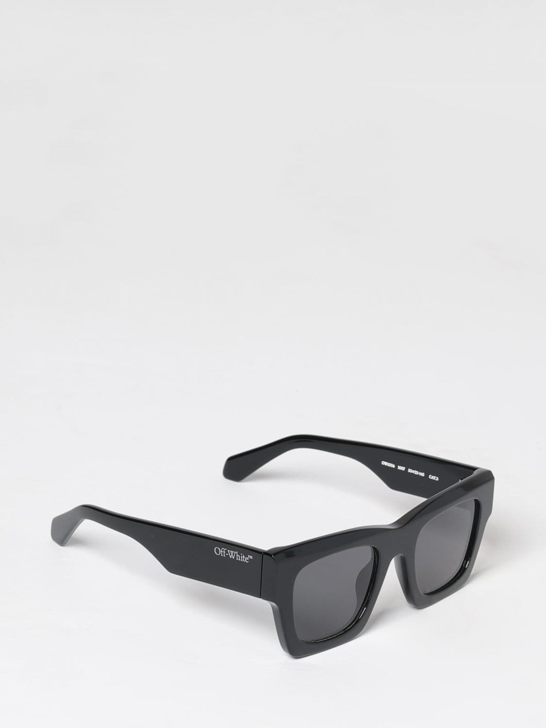 Off-White Davie Rectangular Acetate Sunglasses with Printed Logo