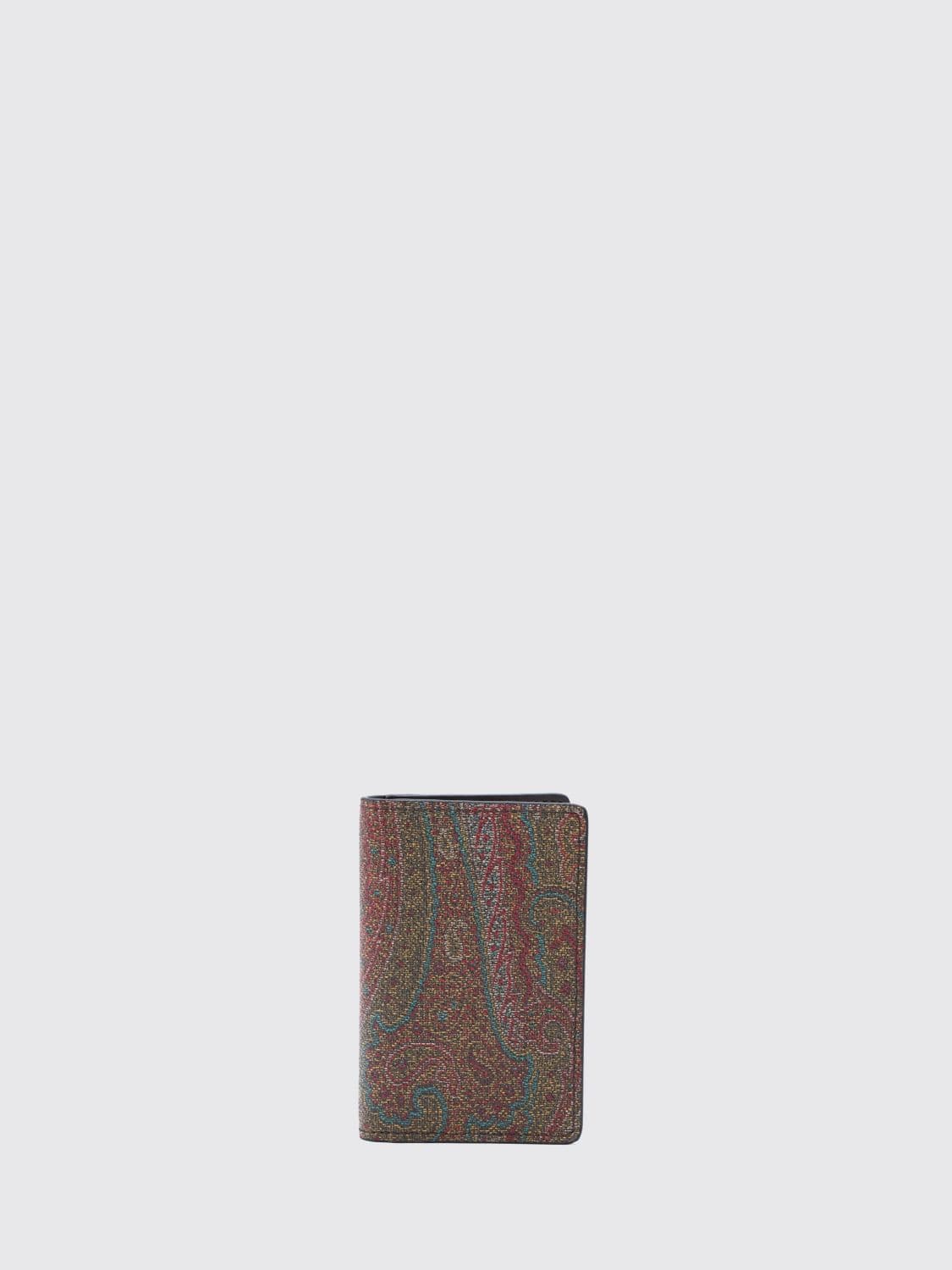 Etro Paisley Print Coated Cotton Bifold Card Holder