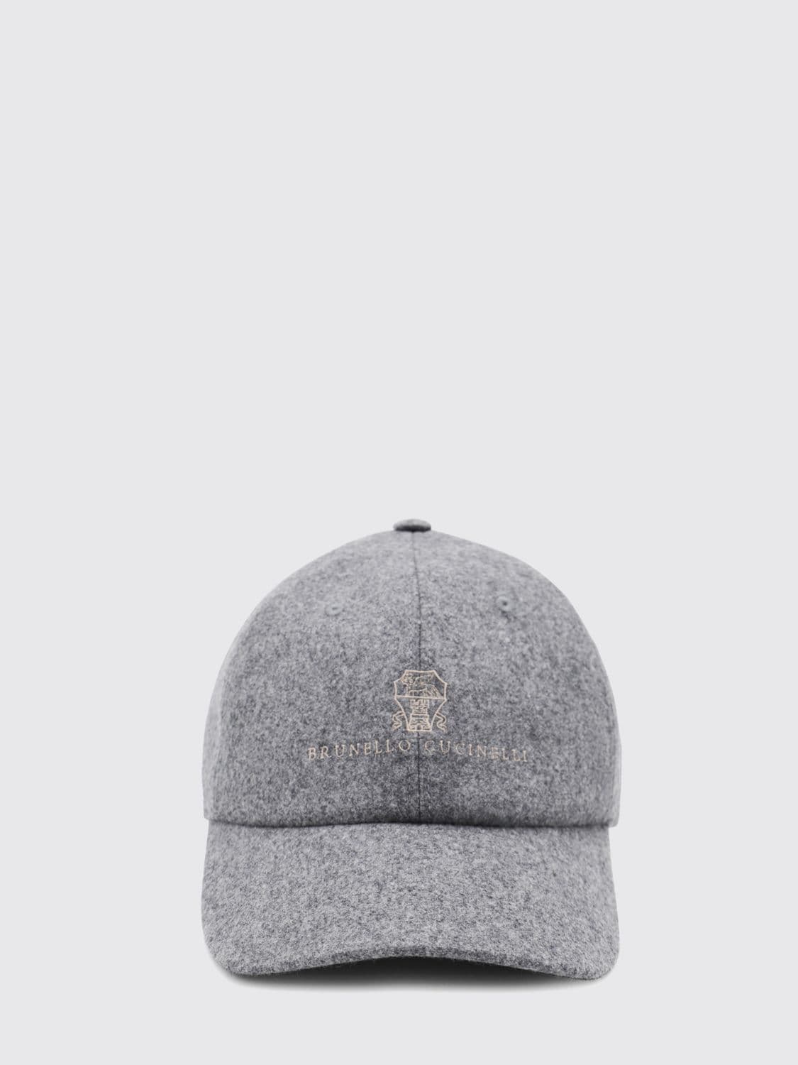 Brunello Cucinelli Hat Men color Grey