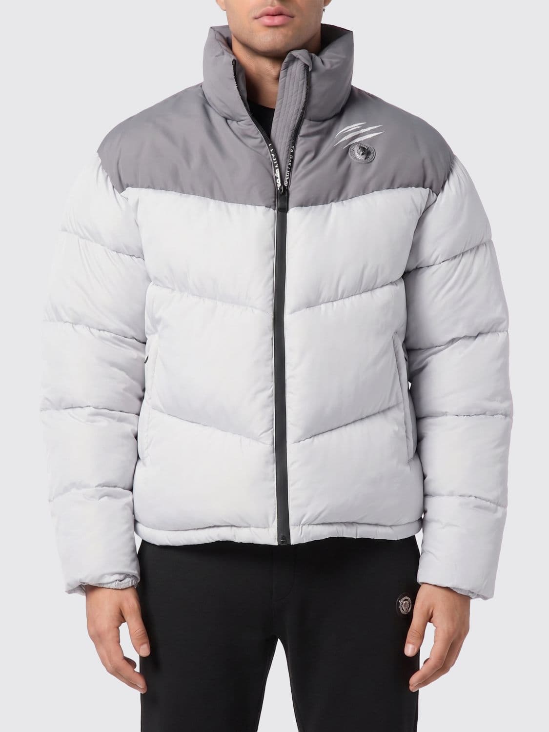 Plein Sport Jacket Men color Grey